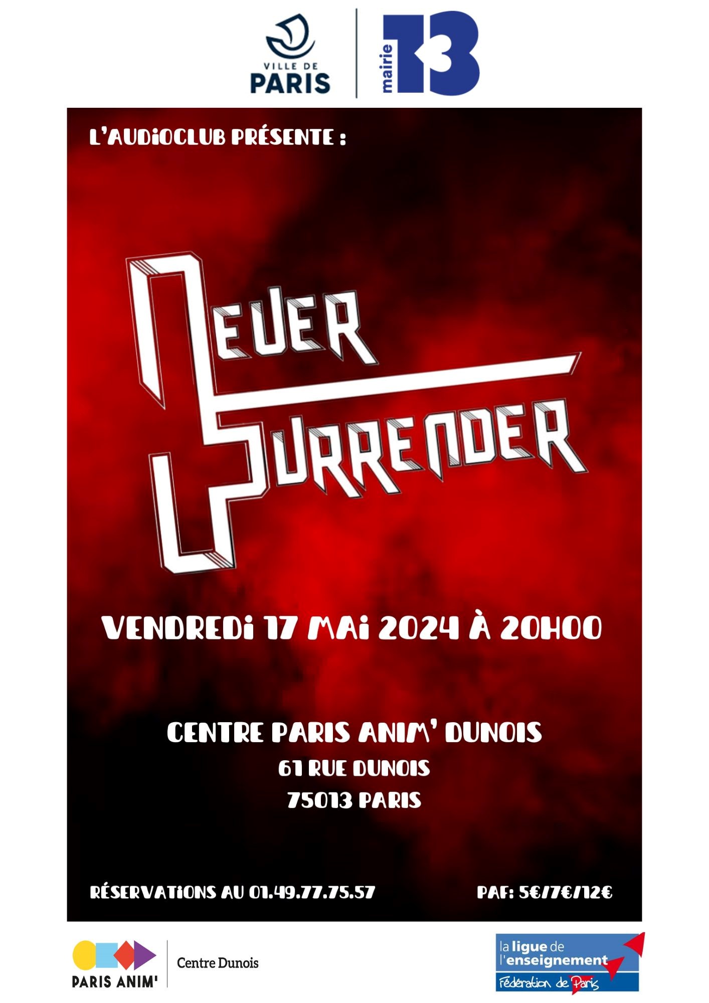 never surrender